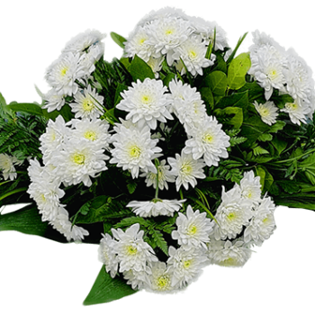 Buchet funerar - Crizanteme