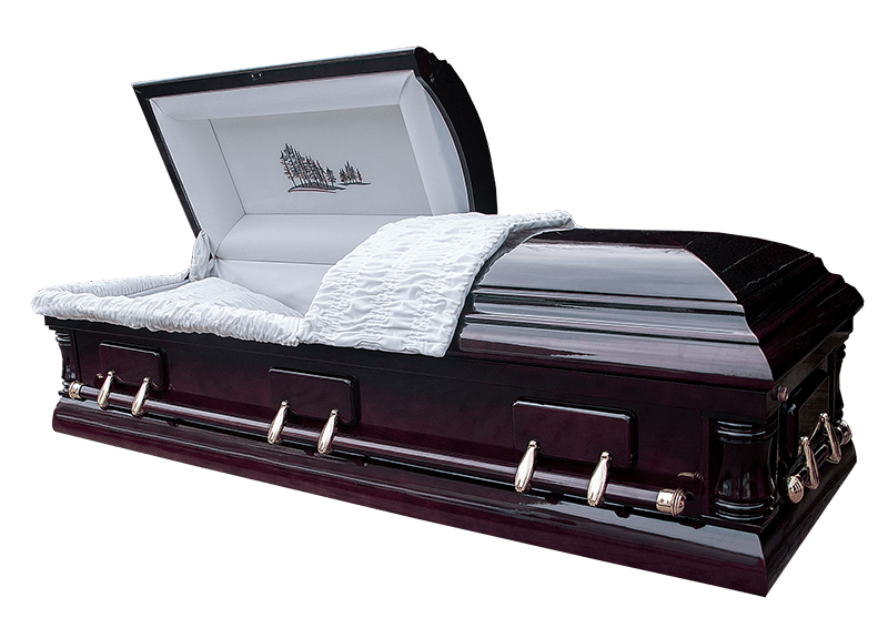 Sicriu premium - Cires inchis