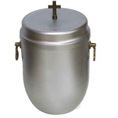 Urna funerara metalica gri - Memoris